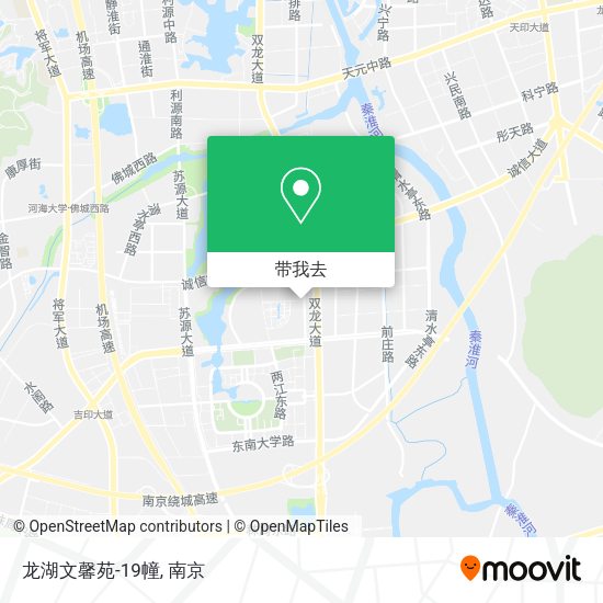 龙湖文馨苑-19幢地图
