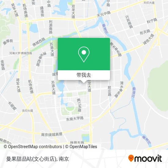 曼果甜品站(文心街店)地图