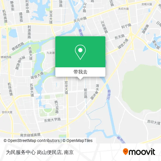 为民服务中心 岗山便民店地图