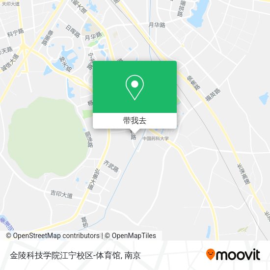金陵科技学院江宁校区-体育馆地图