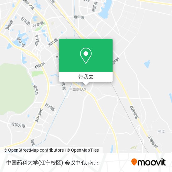中国药科大学(江宁校区)-会议中心地图