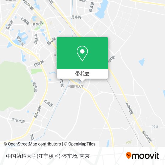 中国药科大学(江宁校区)-停车场地图