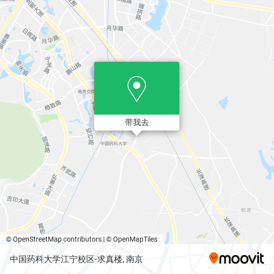 中国药科大学江宁校区-求真楼地图