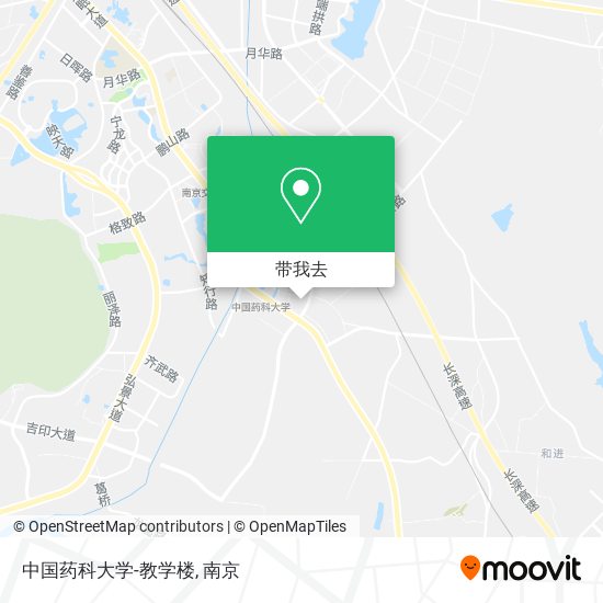 中国药科大学-教学楼地图