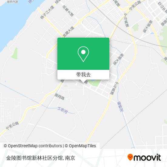 金陵图书馆新林社区分馆地图