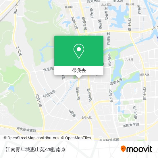 江南青年城惠山苑-2幢地图