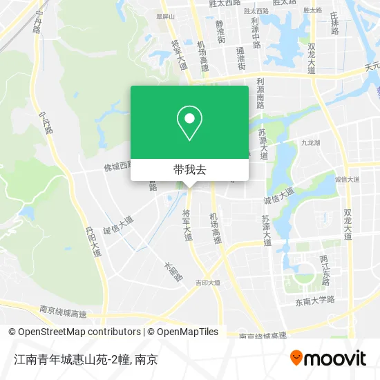 江南青年城惠山苑-2幢地图