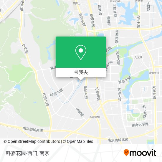 科嘉花园-西门地图