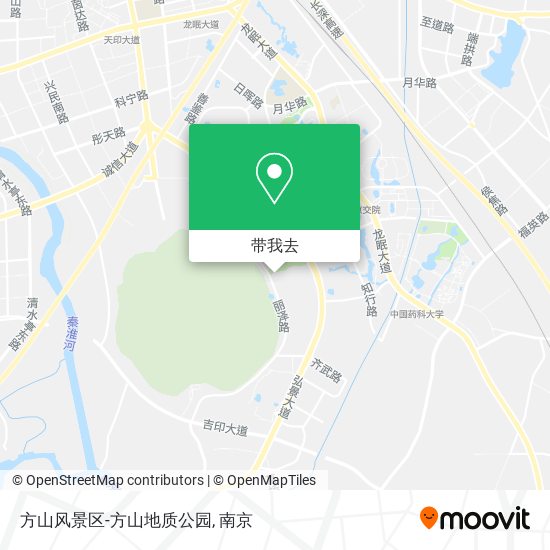 方山风景区-方山地质公园地图