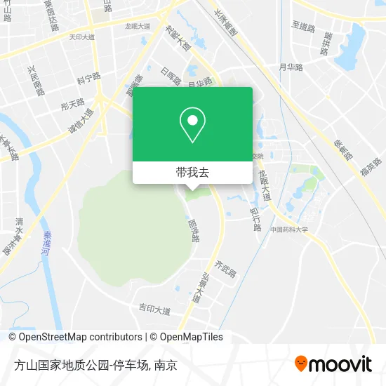 方山国家地质公园-停车场地图