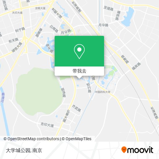 大学城公园地图