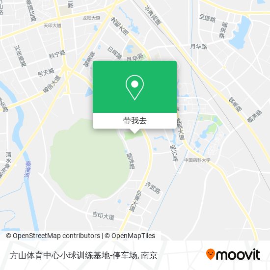方山体育中心小球训练基地-停车场地图