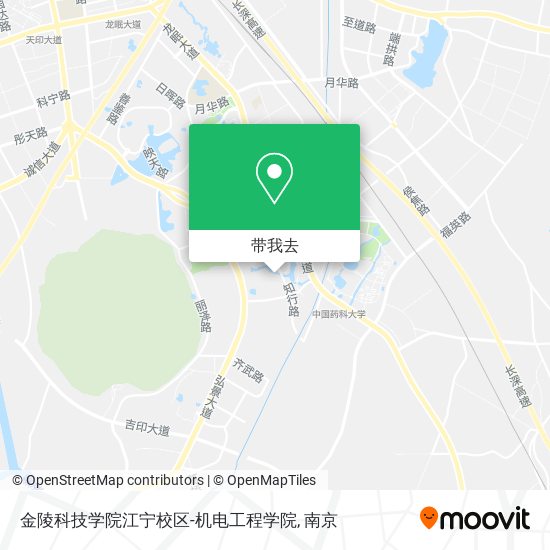 金陵科技学院江宁校区-机电工程学院地图