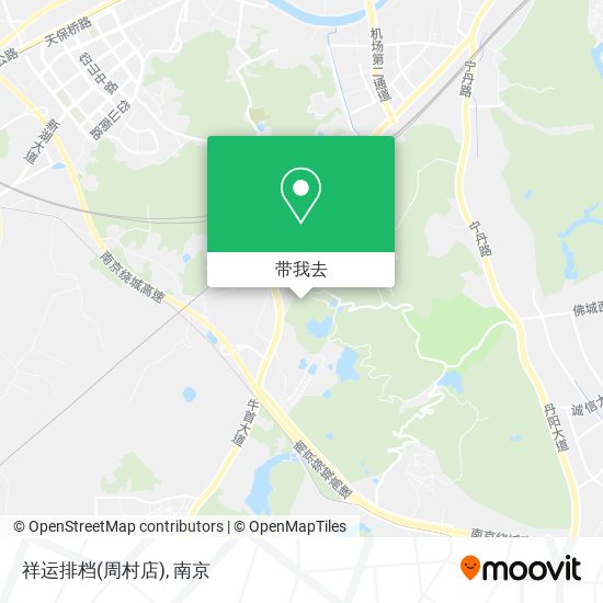 祥运排档(周村店)地图