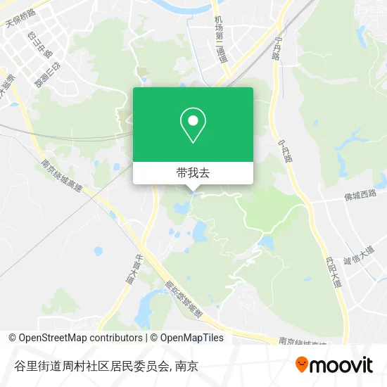 谷里街道周村社区居民委员会地图