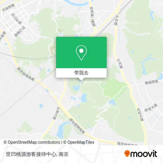 世凹桃源游客接待中心地图