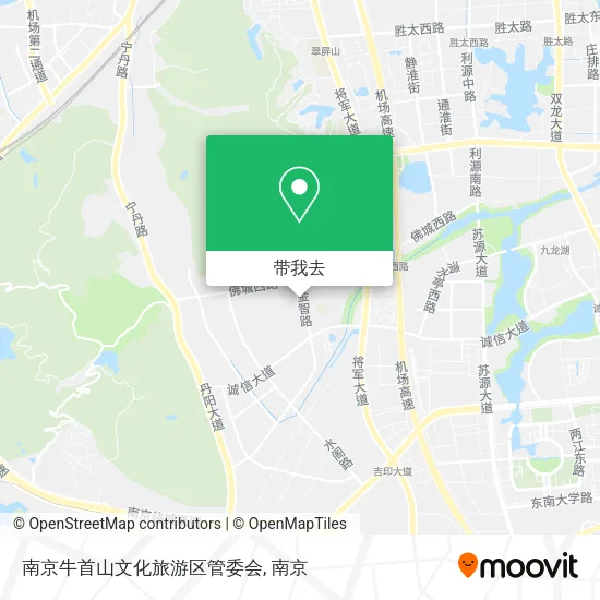 南京牛首山文化旅游区管委会地图