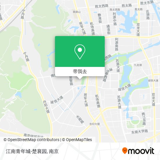 江南青年城-楚襄园地图