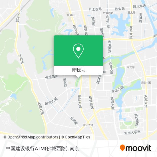 中国建设银行ATM(佛城西路)地图