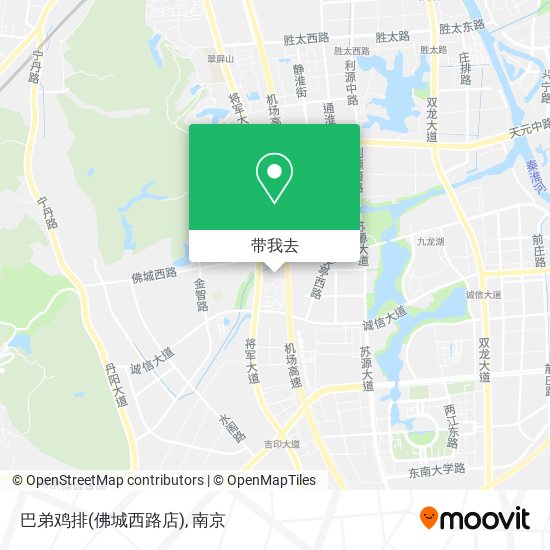 巴弟鸡排(佛城西路店)地图
