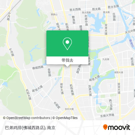 巴弟鸡排(佛城西路店)地图