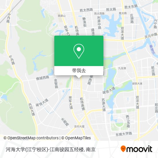 河海大学(江宁校区)-江南骏园五经楼地图