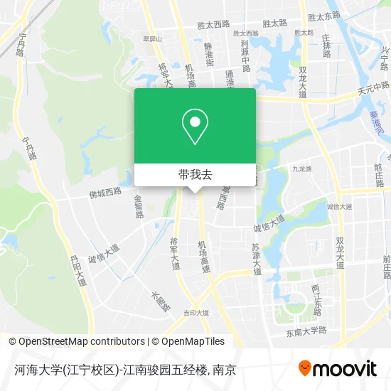 河海大学(江宁校区)-江南骏园五经楼地图