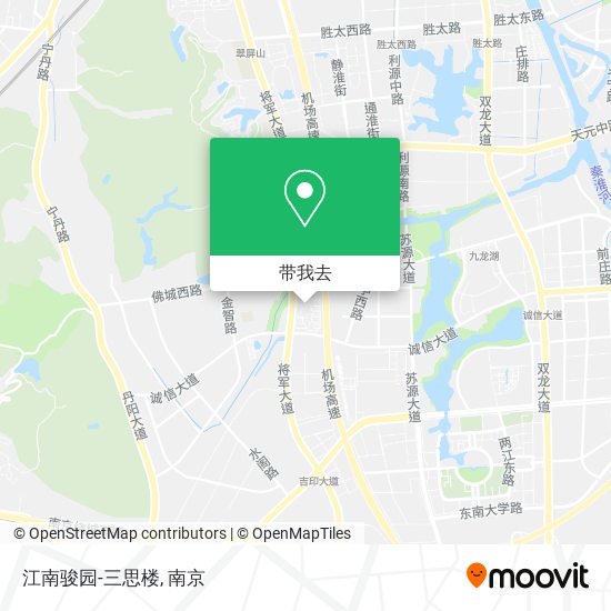 江南骏园-三思楼地图