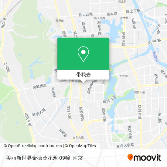 美丽新世界金德茂花园-09幢地图