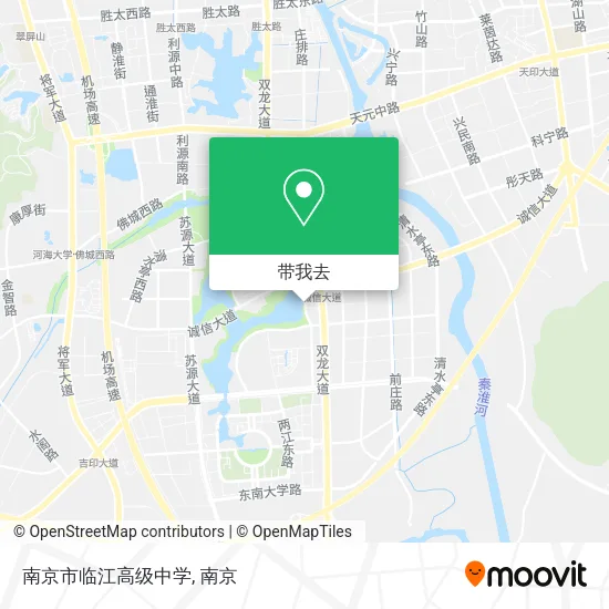 南京市临江高级中学地图