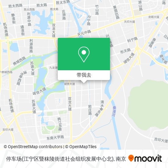 停车场(江宁区暨秣陵街道社会组织发展中心北)地图