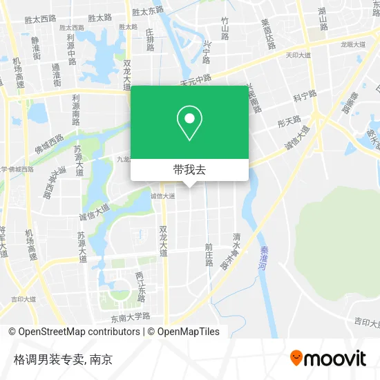 格调男装专卖地图