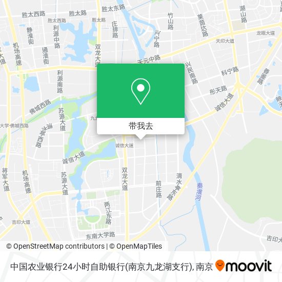 中国农业银行24小时自助银行(南京九龙湖支行)地图