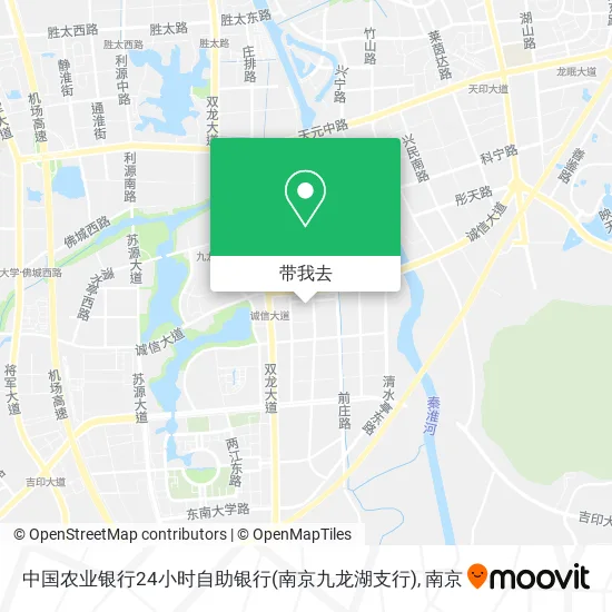 中国农业银行24小时自助银行(南京九龙湖支行)地图