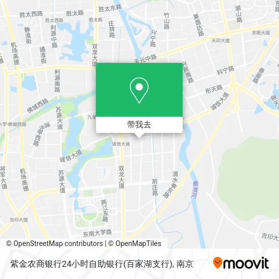 紫金农商银行24小时自助银行(百家湖支行)地图