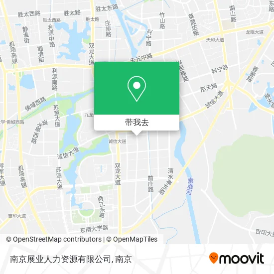 南京展业人力资源有限公司地图
