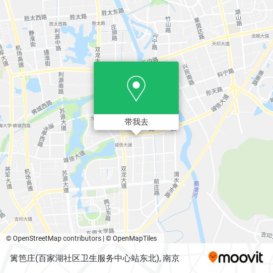 篱笆庄(百家湖社区卫生服务中心站东北)地图