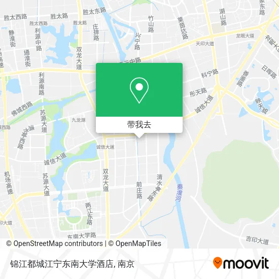 锦江都城江宁东南大学酒店地图