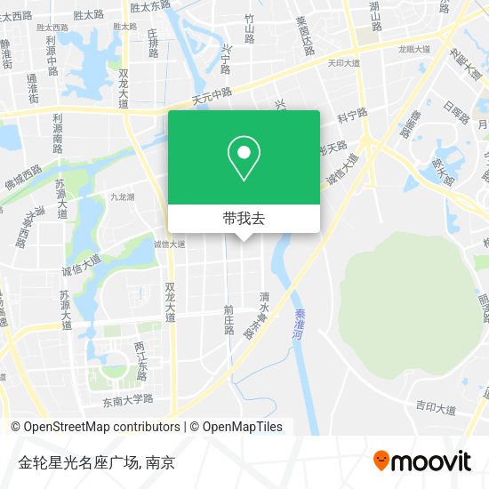 金轮星光名座广场地图