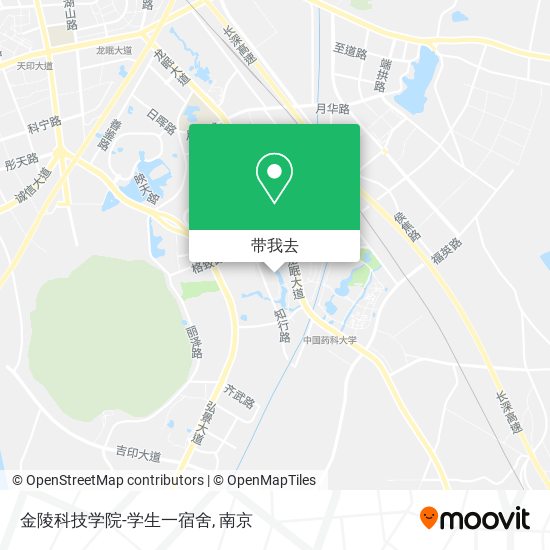 金陵科技学院-学生一宿舍地图