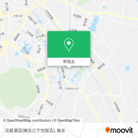 汉庭酒店(南京江宁交院店)地图