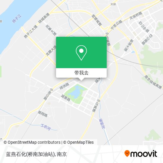 蓝燕石化(桥南加油站)地图