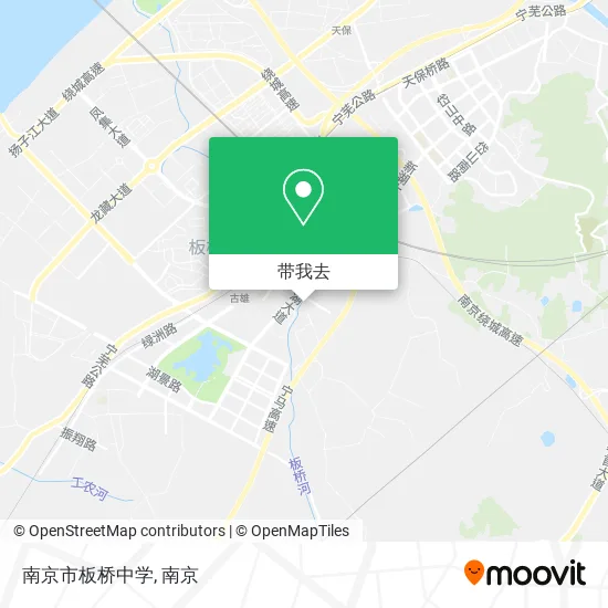 南京市板桥中学地图