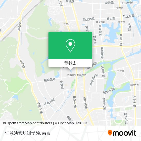 江苏法官培训学院地图