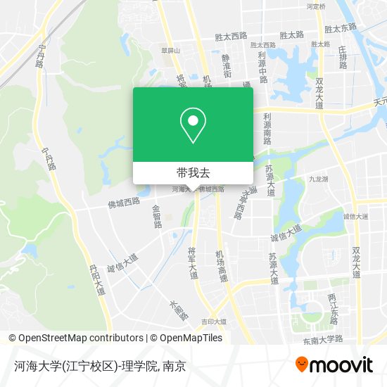 河海大学(江宁校区)-理学院地图