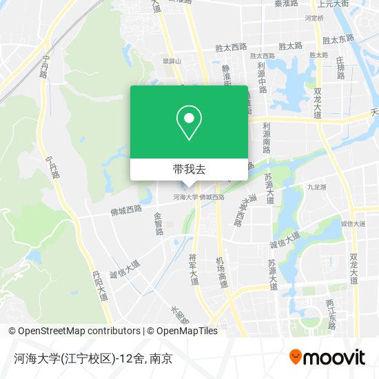 河海大学(江宁校区)-12舍地图