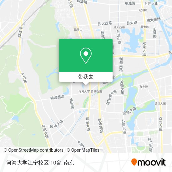 河海大学江宁校区-10舍地图