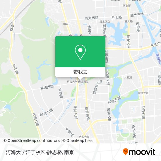 河海大学江宁校区-静思桥地图
