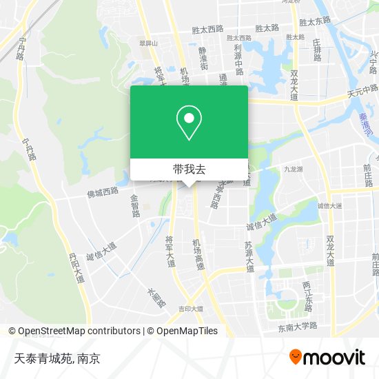 天泰青城苑地图