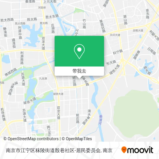 南京市江宁区秣陵街道殷巷社区-居民委员会地图